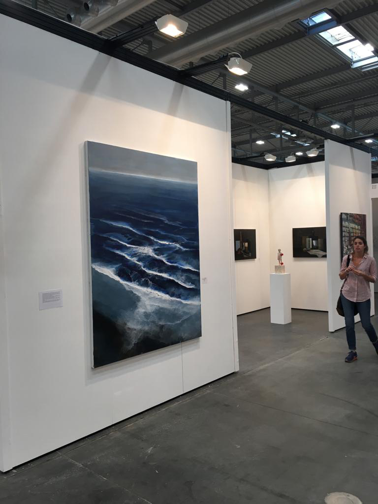 ArtVerona 12-15 0tt 2018.galleria RUBIN.WATERLINE.olio su tela 200x150.Santosuosso2018