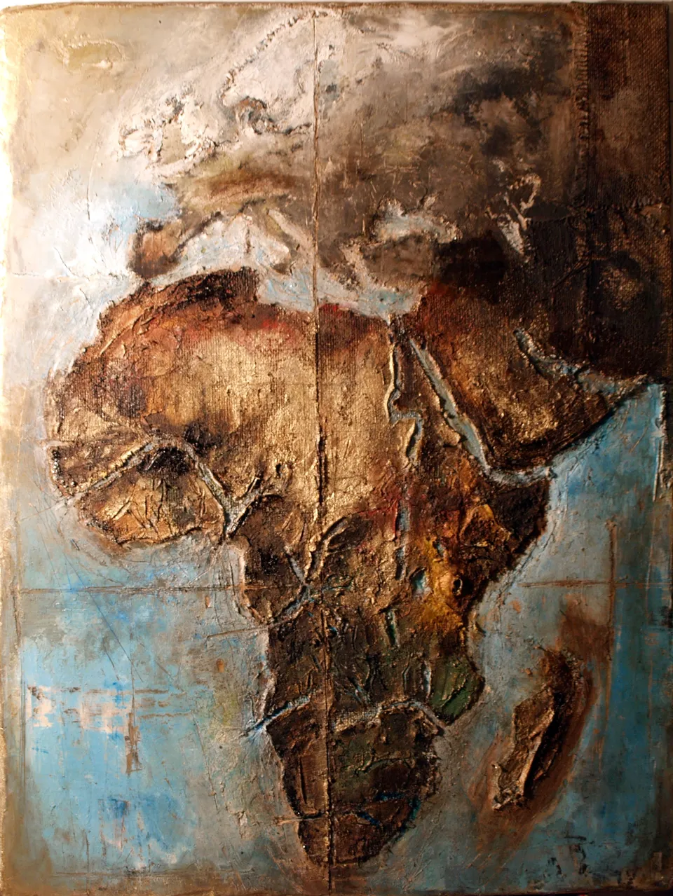 Francesco Santosuosso, Afric sett tavola, 2011, 60×80 cm