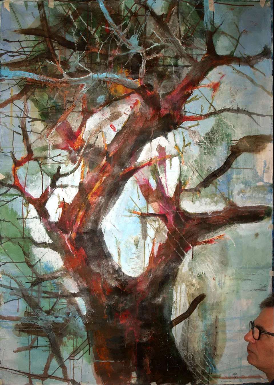 Francesco Santosuosso, Albero, 97×140 cm