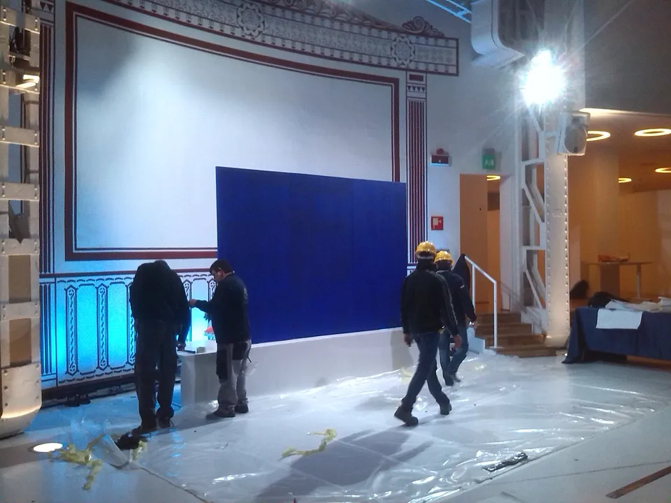 Francesco Santosuosso, Allestimento trittico, 200×300 cm