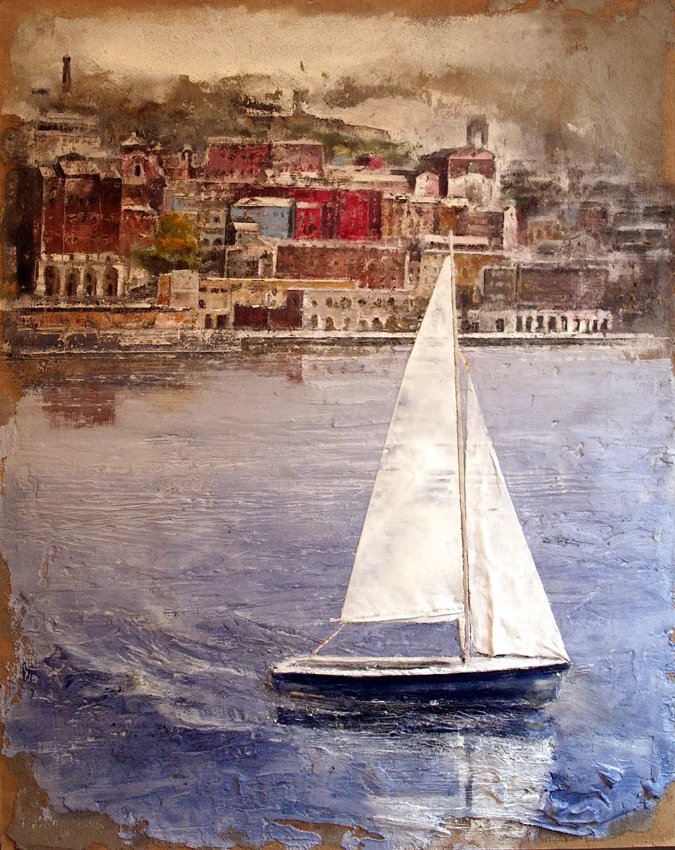 Francesco Santosuosso, Ancona, 2012, acrilico, 97×77 cm