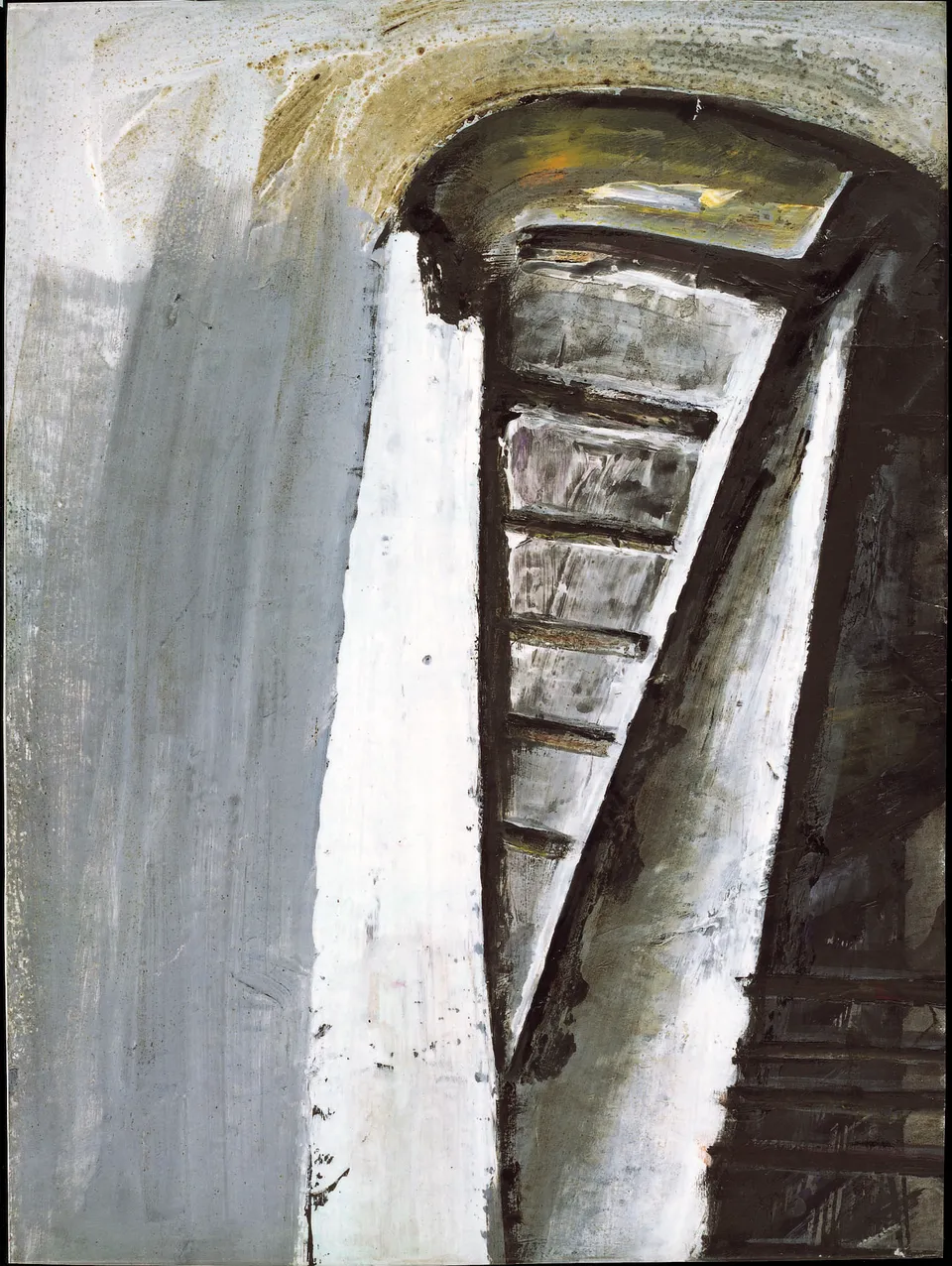 Francesco Santosuosso, Cantiere_16, acrilico su tela, 30×40 cm
