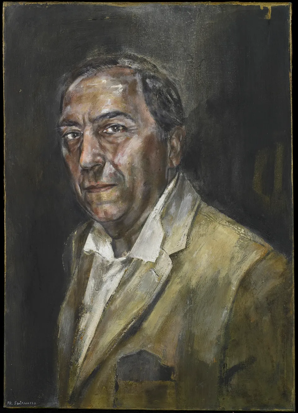 Francesco Santosuosso, Carlo, 2007, olio su tela, 70×50 cm