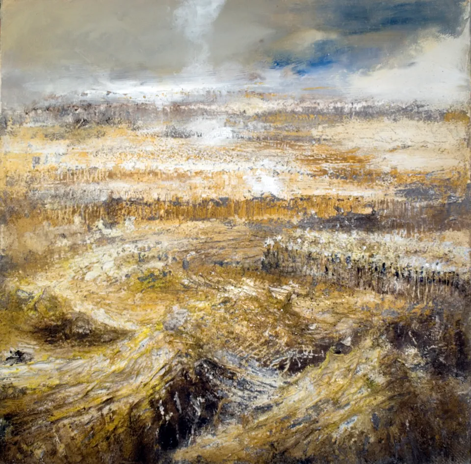 Francesco Santosuosso, Grano, 2016, olio su tela, 50×50 cm