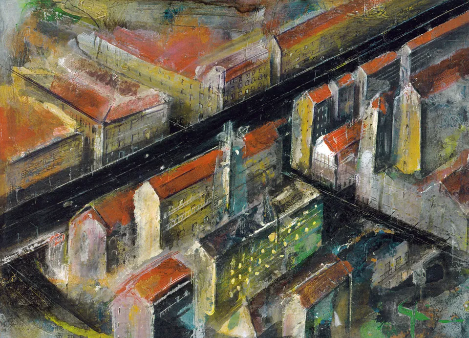 Francesco Santosuosso, Il ponte della ghisolfa