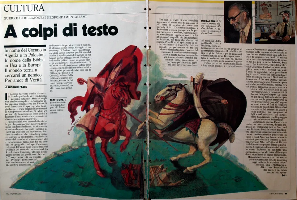 Francesco Santosuosso, Illustrazioni per i media, 1987