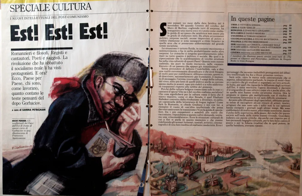 Francesco Santosuosso, Illustrazioni per i media, 1987