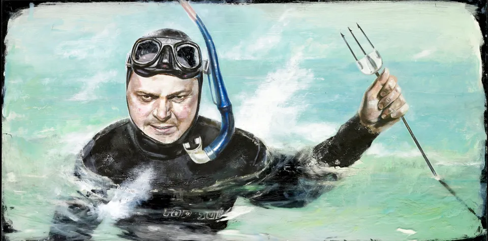 Francesco Santosuosso, Ivan, 2008, acrilico, 50×100 cm