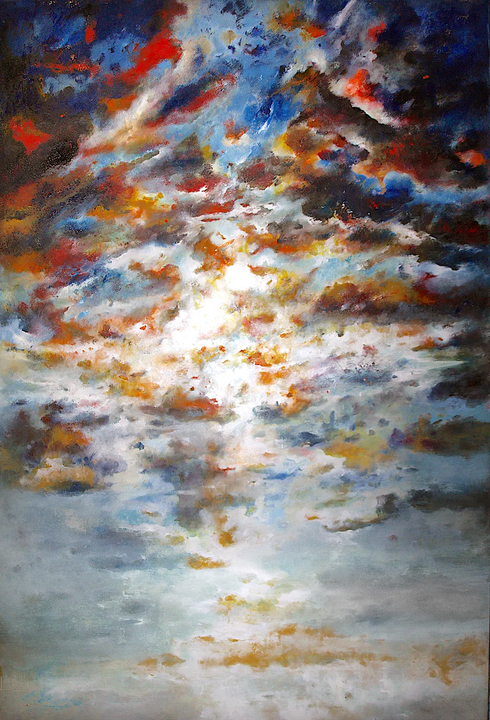 Francesco Santosuosso, L'aube, 2018, 150×100 cm