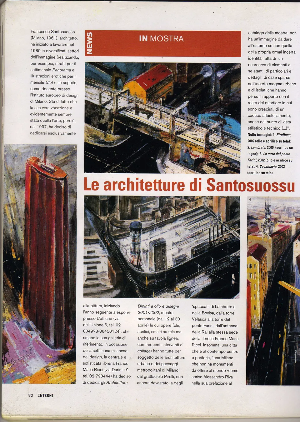 Francesco Santosuosso, Mensile INTERNI
