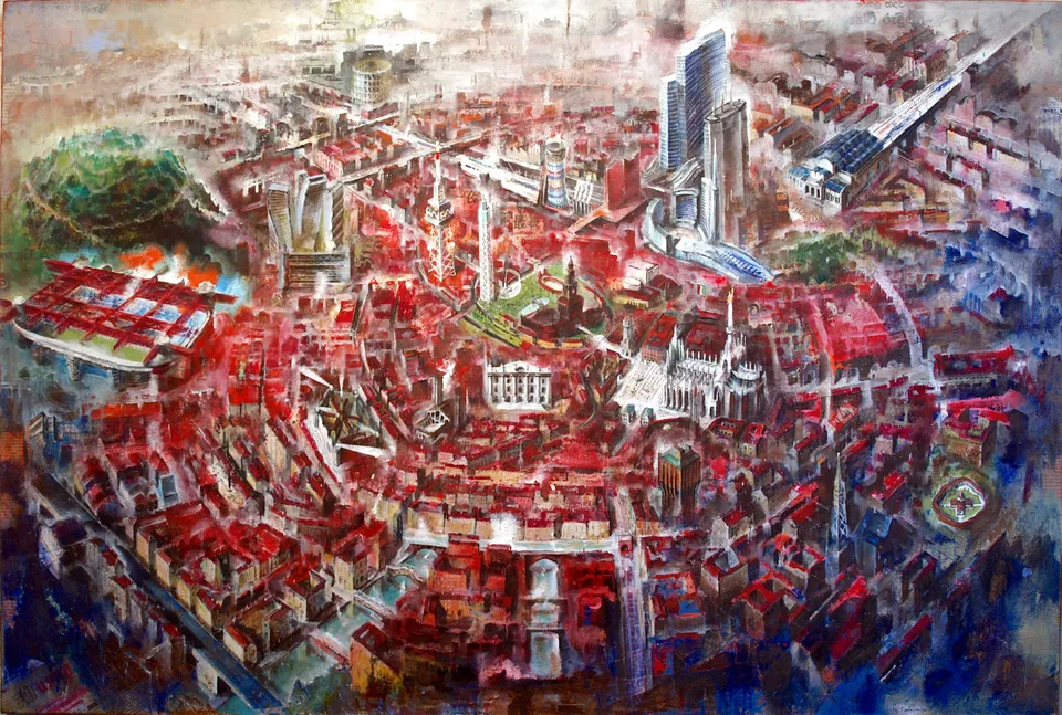 Francesco Santosuosso, Milano, 2011, 100×150 cm