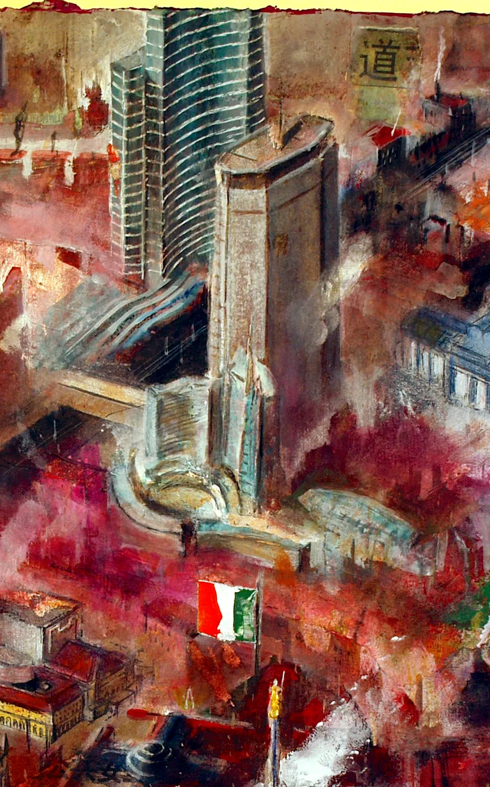 Francesco Santosuosso, Milano-asta Pisapia sindaco-particolari porta nuova