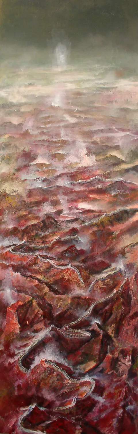 Francesco Santosuosso, Muraglia cinese, 300×150 cm