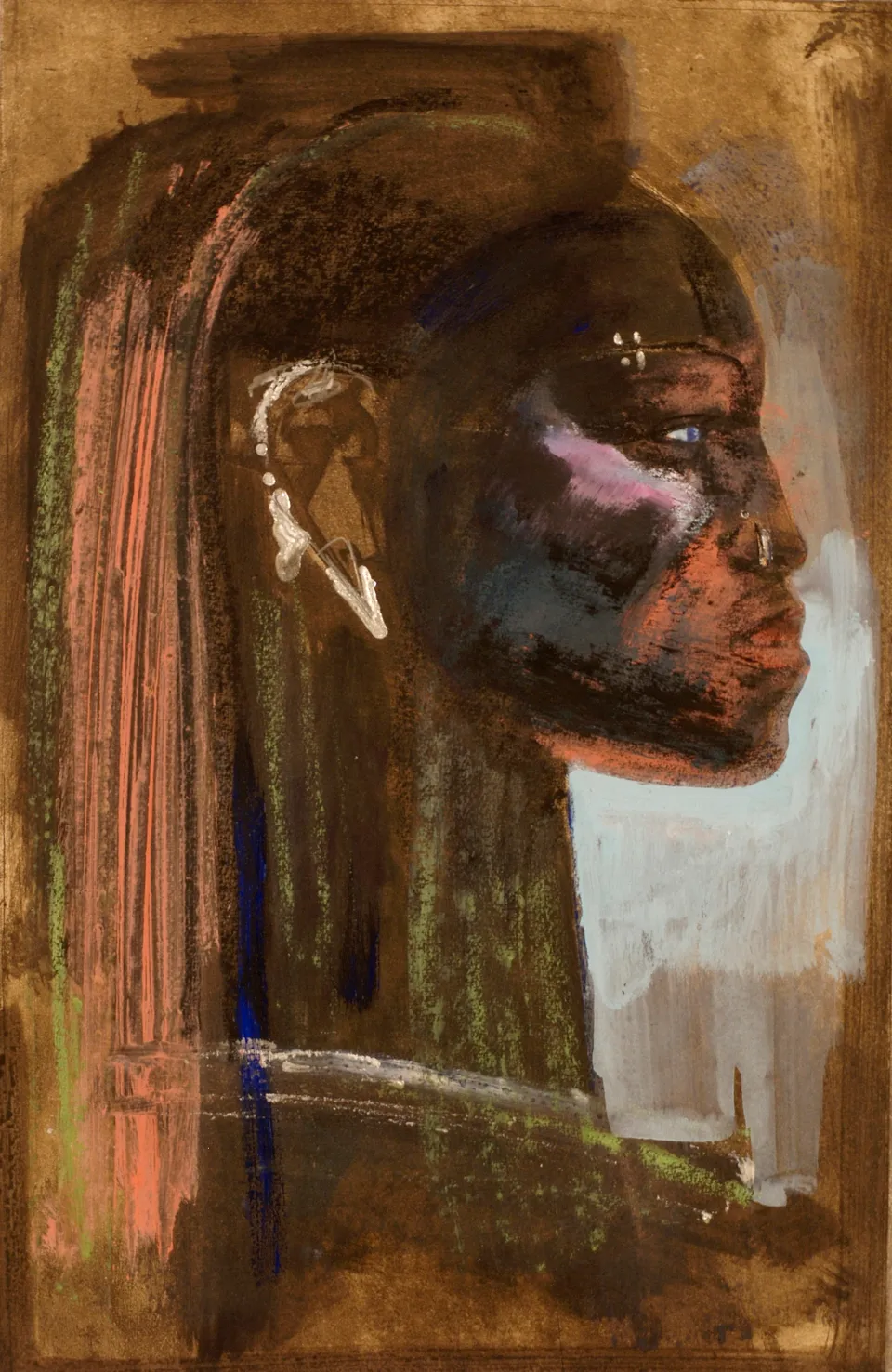 Francesco Santosuosso, Nera 4 carta, 49×32 cm