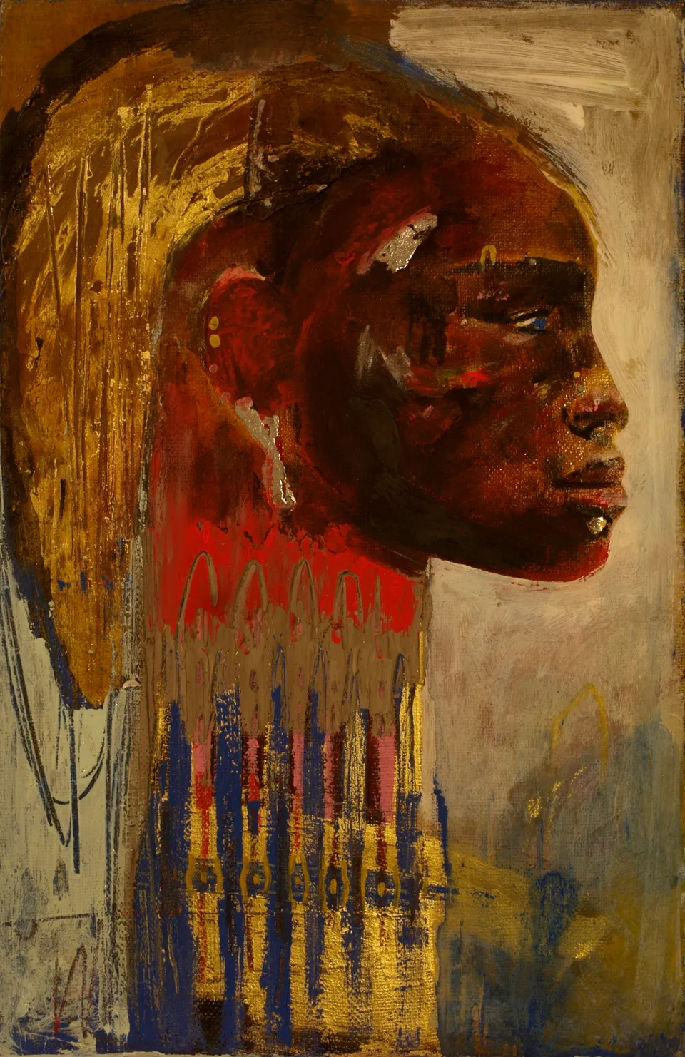 Francesco Santosuosso, Nera 6 carta, 49×32 cm