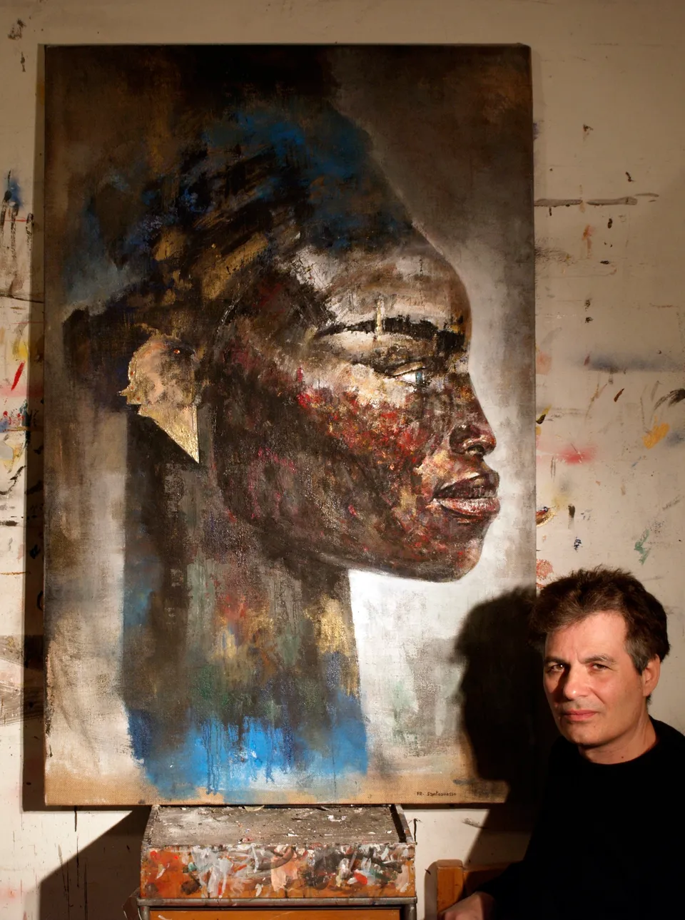 Francesco Santosuosso, Nera-tela-140-x-100-santosuosso2010