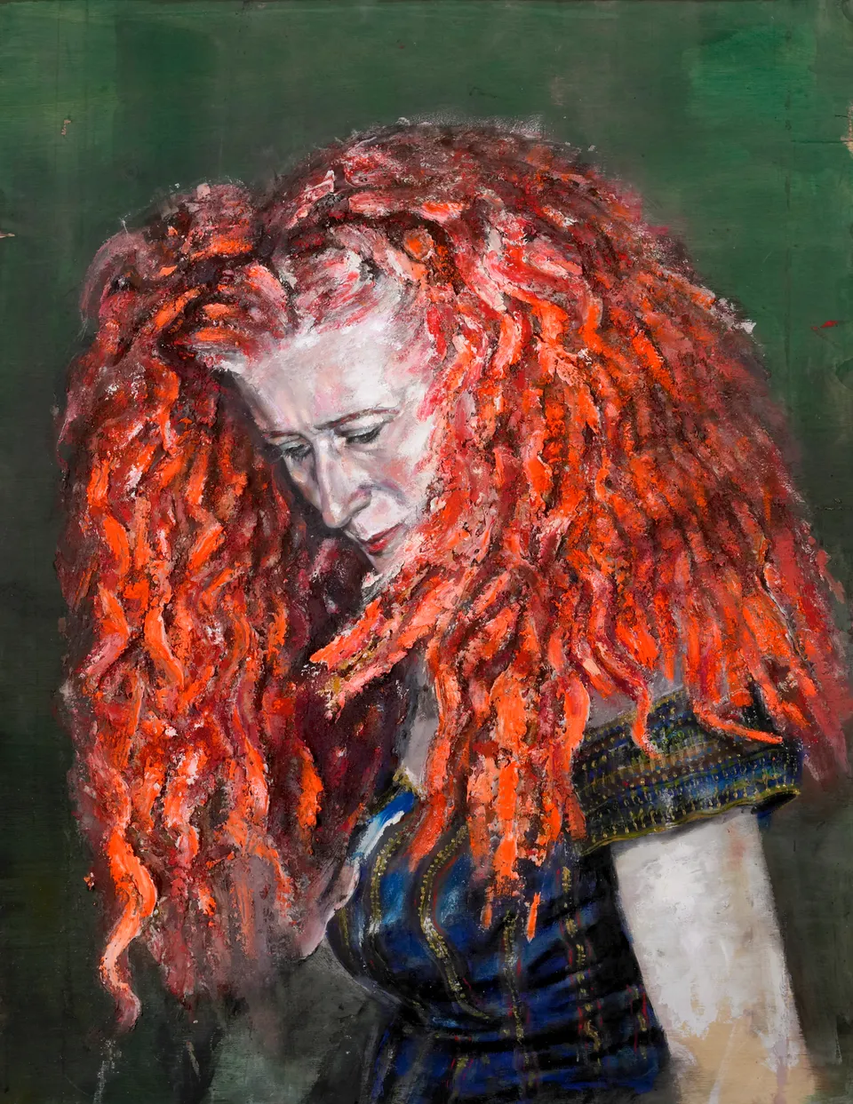 Francesco Santosuosso, Pascale, 2006, olio su tavola, 82×64 cm