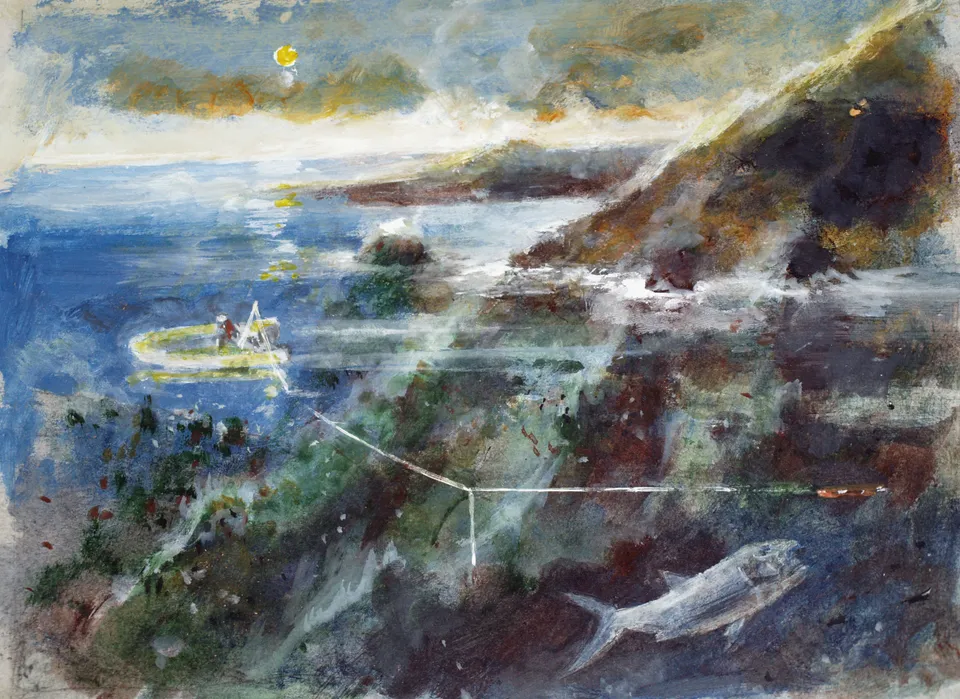 Francesco Santosuosso, Pesca alla traina, 2015