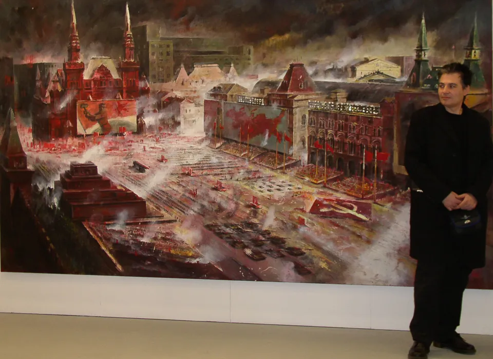 Francesco Santosuosso, Piazza rossa bologna arte fiera, 2005