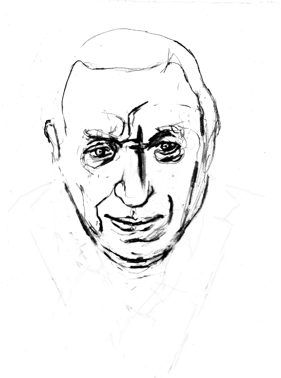 Francesco Santosuosso, Ritratto di Paolo De Benedetti, 2017