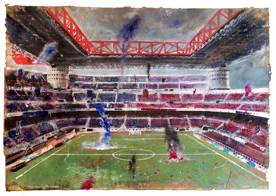 Francesco Santosuosso, S, 2012, 30×42 cm