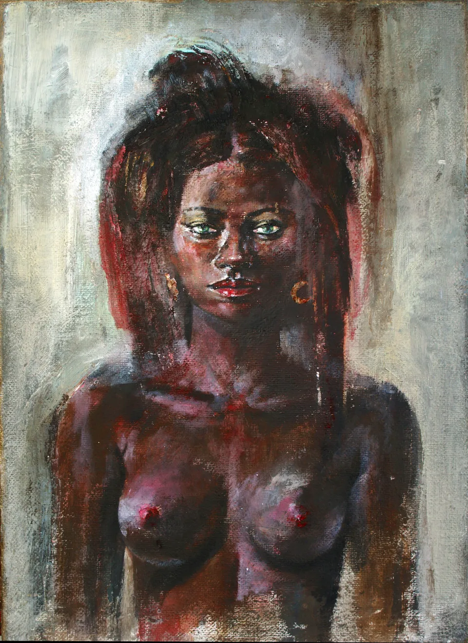 Francesco Santosuosso, Sabina, olio su tela, 70×502 cm