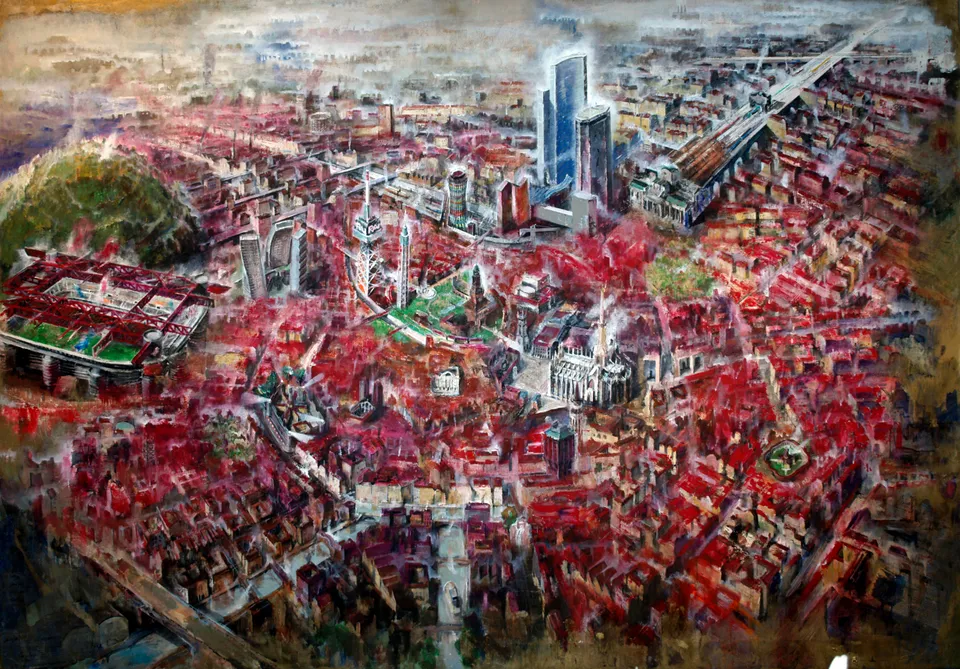 Francesco Santosuosso, Santosuosso -milano, 2010, 140×200 cm