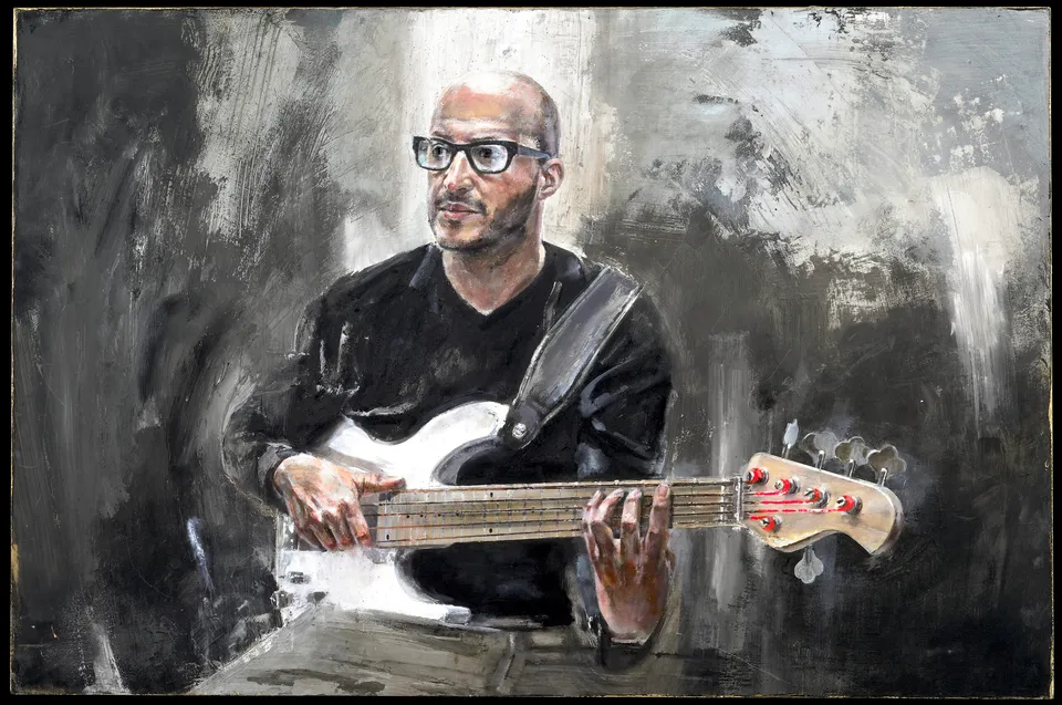 Francesco Santosuosso, Saturnino, 2007, olio su tavola, 67×100 cm