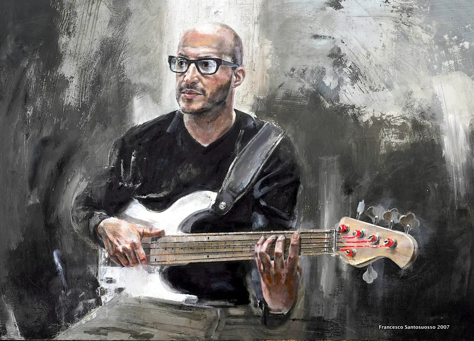 Francesco Santosuosso, Saturnino, 2007, olio su tavola, 67×100 cm