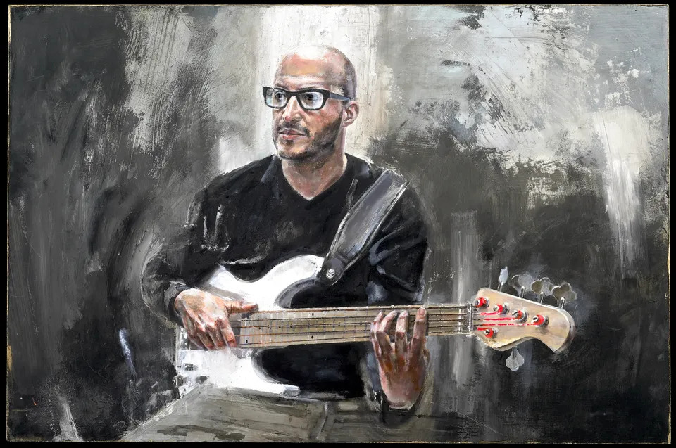 Francesco Santosuosso, Saturnino, 2007, olio su tavola, 67×100 cm