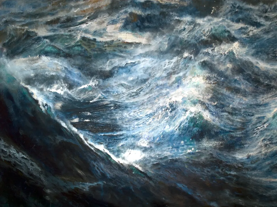 Francesco Santosuosso, Tempesta-sull'oceano-primordiale-particolare