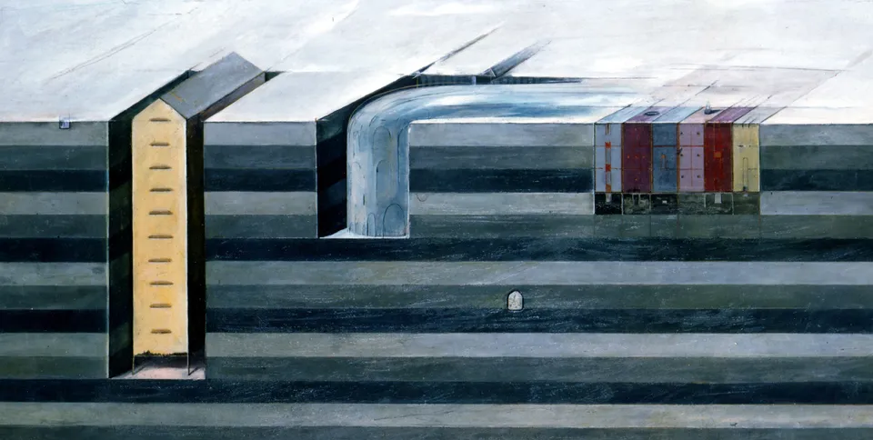 Francesco Santosuosso, The wall, 1999