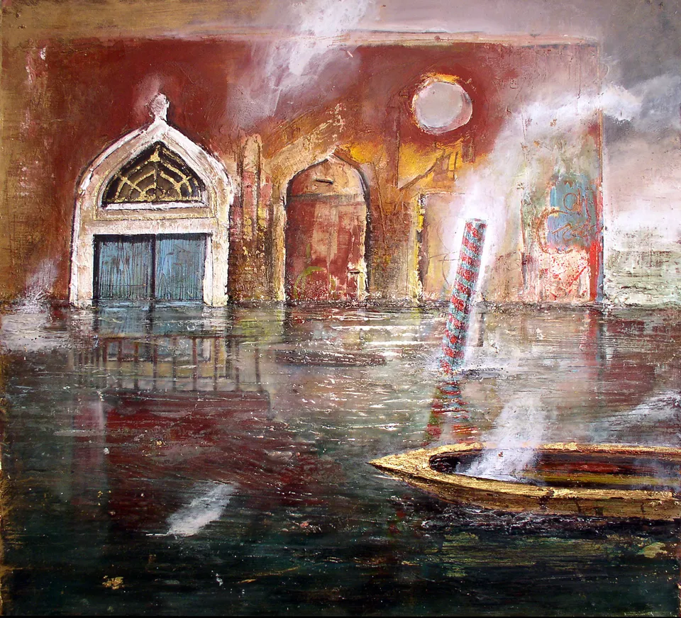 Francesco Santosuosso, Venezia, 2006, olio, 48×50 cm